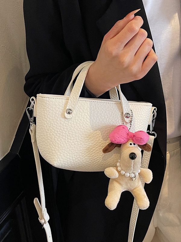 Korean-Style Versatile Shoulder Handbag for Women - 2025 Summer High-End Crossbody Small Bucket Bag