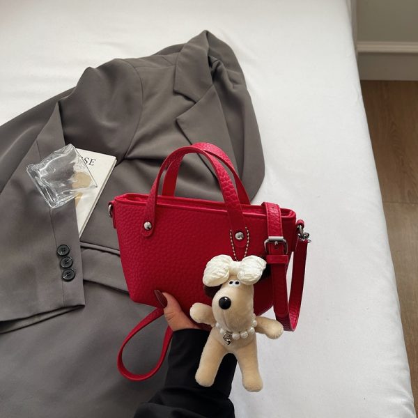Korean-Style Versatile Shoulder Handbag for Women - 2025 Summer High-End Crossbody Small Bucket Bag