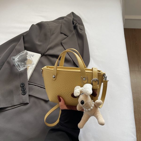 Korean-Style Versatile Shoulder Handbag for Women - 2025 Summer High-End Crossbody Small Bucket Bag
