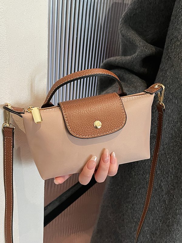 Korean-Style Women's Mini Phone Bag - Trendy High-End Nylon Crossbody Handbag for 2025 Fashion