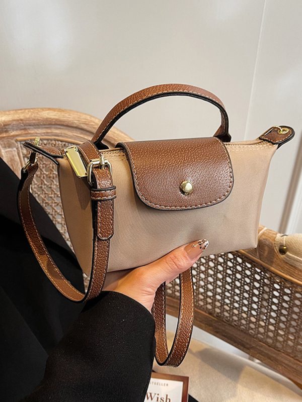 Korean-Style Women's Mini Phone Bag - Trendy High-End Nylon Crossbody Handbag for 2025 Fashion