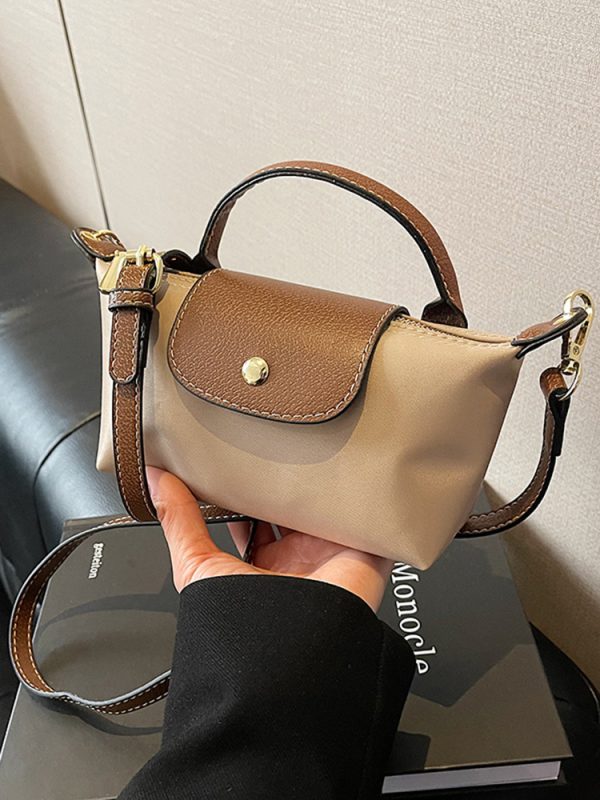 Korean-Style Women's Mini Phone Bag - Trendy High-End Nylon Crossbody Handbag for 2025 Fashion