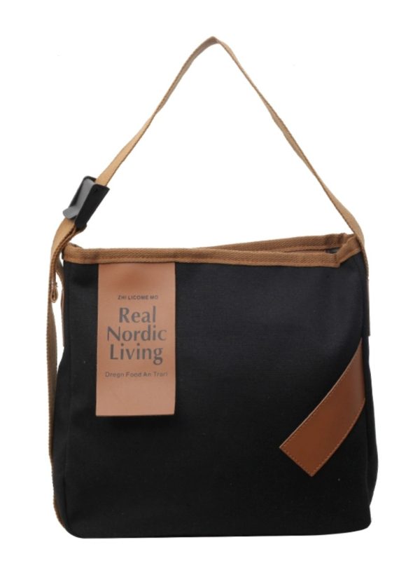 Large-Capacity Canvas Tote Bag for Women - 2025 Casual Versatile Crossbody Bag, Perfect for Students and Everyday Use