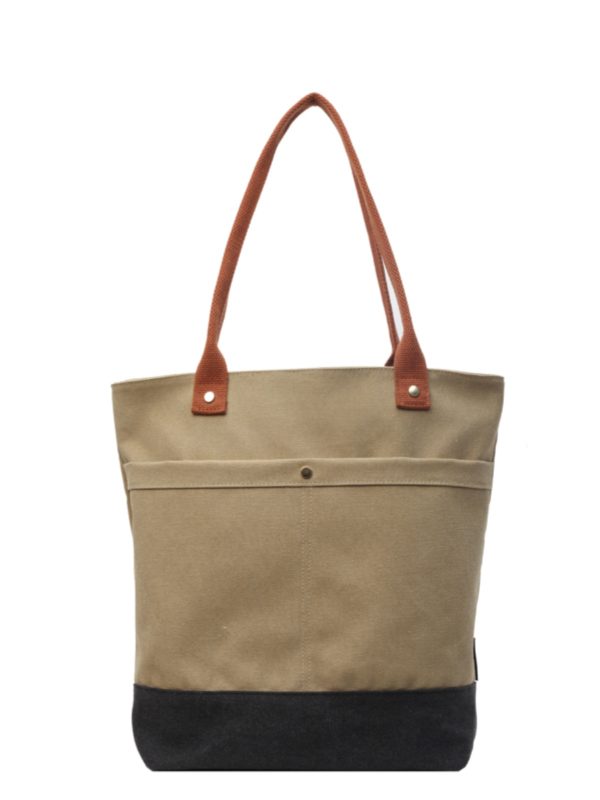 Large Capacity Canvas Tote Bag for Women - Fashionable Korean Style Shoulder Bag for Spring & Summer, Perfect for College Commuting
