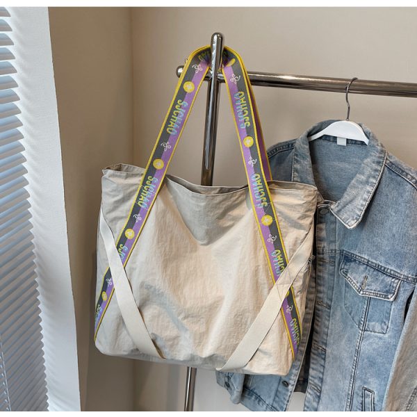 Large Capacity Nylon Commuter Tote Bag for Women - Stylish 2025 Shoulder Bag for Shopping and Short Trips