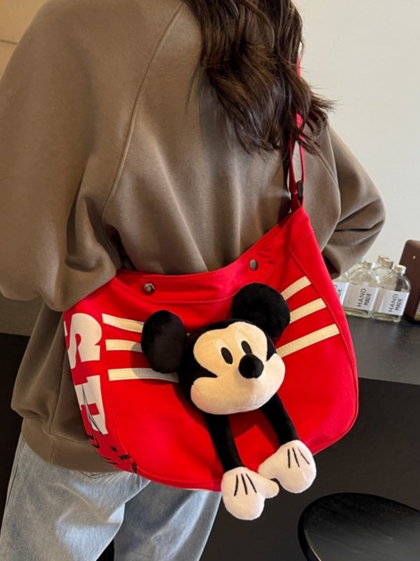 Large Capacity Nylon Shoulder Bag for Women, Cute Japanese Style Commuter Dumpling Crossbody Bag for Students, 2025 Trend