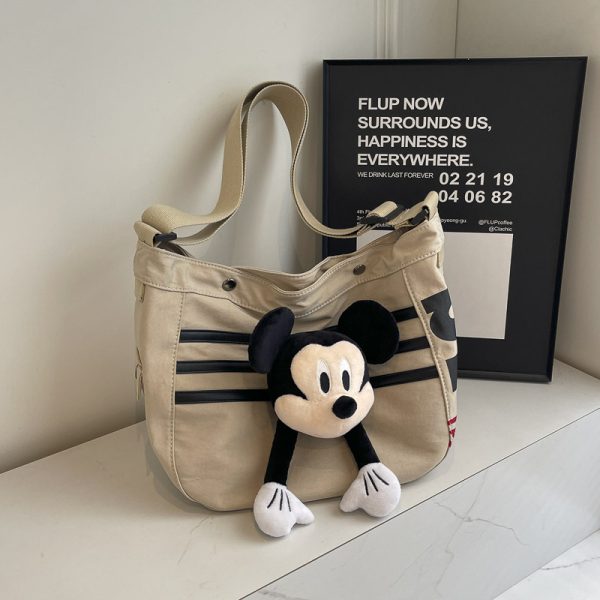 Large Capacity Nylon Shoulder Bag for Women, Cute Japanese Style Commuter Dumpling Crossbody Bag for Students, 2025 Trend