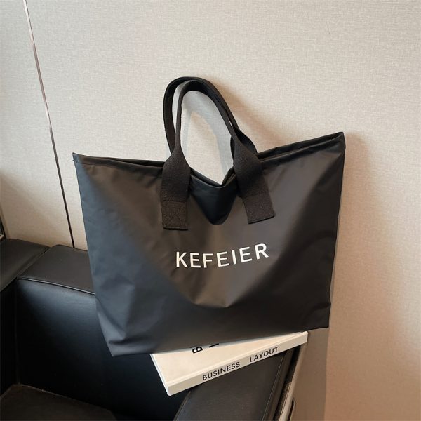 Large Capacity Nylon Tote Bag for Women - 2025 New Summer Outdoor Travel Shoulder Commuter Handbag