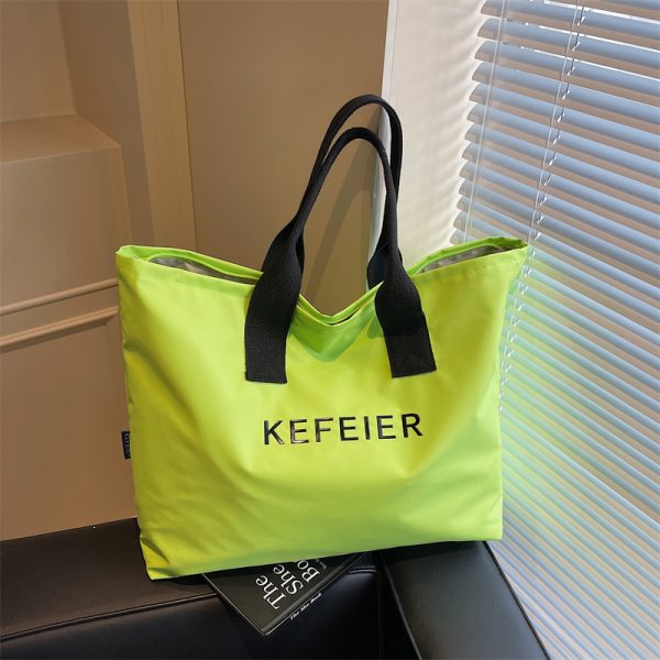 Large Capacity Nylon Tote Bag for Women - 2025 New Summer Outdoor Travel Shoulder Commuter Handbag