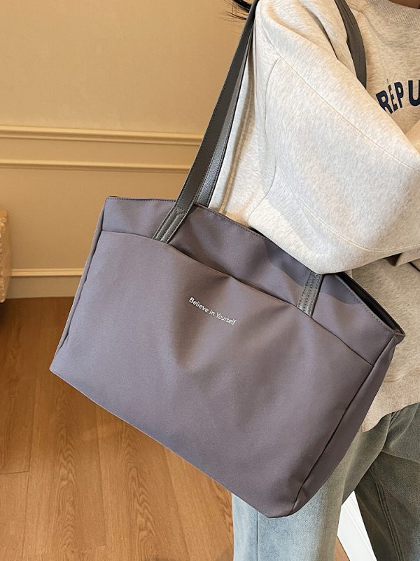 Large Capacity Oxford Cloth Women's Crossbody Bag - Versatile High-End Commuting Tote for Autumn/Winter 2025