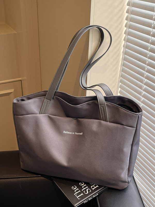 Large Capacity Oxford Cloth Women's Crossbody Bag - Versatile High-End Commuting Tote for Autumn/Winter 2025