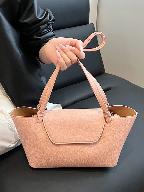 Large Capacity Shoulder Bag for Women - 2025 New Korean Style Versatile Crossbody Bag with Elegant Design and High-End Quality