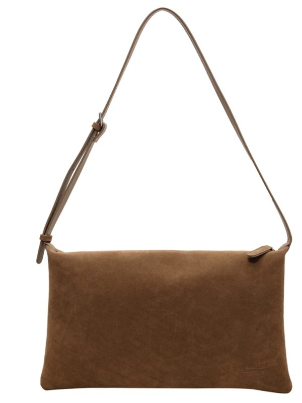 Large Capacity Suede Tote Bag for Women - Stylish Crossbody Commuter Bag for Spring & Summer 2025 Fashion