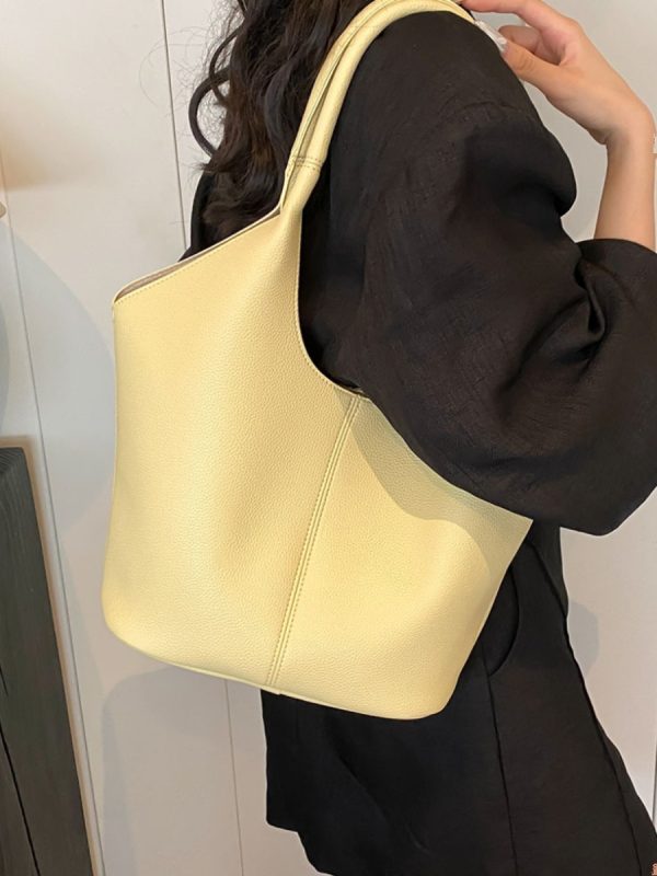 Large-Capacity Tote Bag for Women - 2025 Summer Korean Style Trendy Shoulder Bag for Work and Commuting