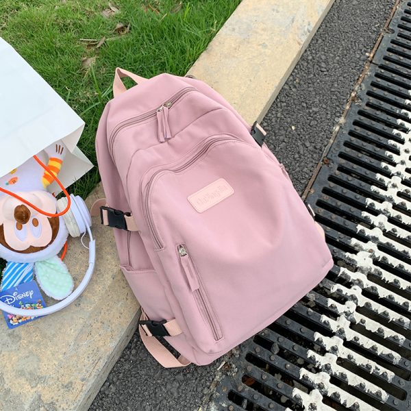 Large Capacity Women's Backpack, Double Shoulder Bag, Harajuku Style School Bag, 2025 Fashion Student Travel Tote
