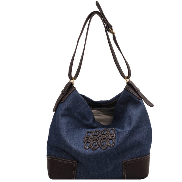 Large Capacity Women's Canvas Bucket Bag - Trendy 2025 Shoulder & Crossbody Bag for Casual, Versatile Style