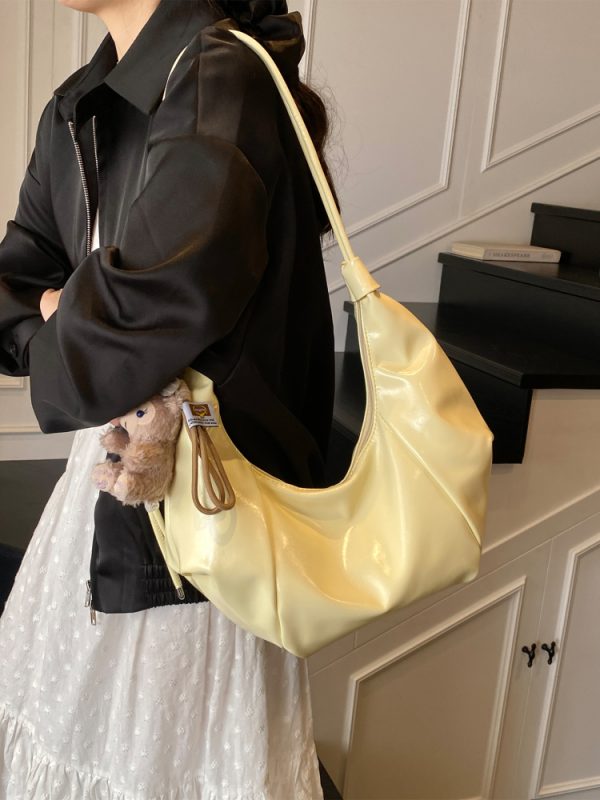 Large Capacity Women's Casual Shoulder Bag - 2025 Trendy Lightweight Crossbody Dumpling Bag for Everyday Versatility