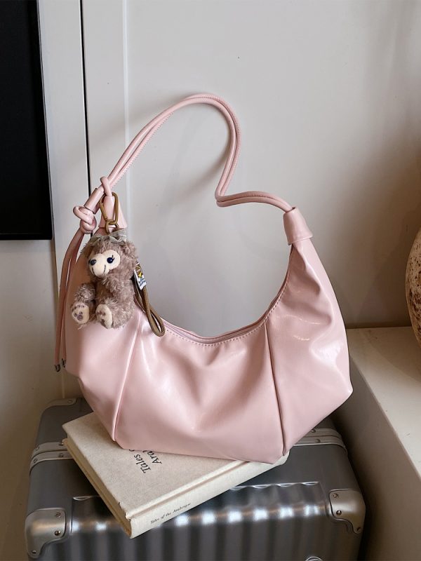 Large Capacity Women's Casual Shoulder Bag - 2025 Trendy Lightweight Crossbody Dumpling Bag for Everyday Versatility