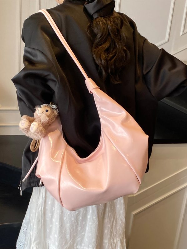 Large Capacity Women's Casual Shoulder Bag - 2025 Trendy Lightweight Crossbody Dumpling Bag for Everyday Versatility