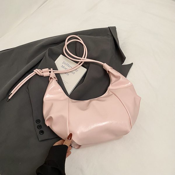 Large Capacity Women's Casual Shoulder Bag - 2025 Trendy Lightweight Crossbody Dumpling Bag for Everyday Versatility