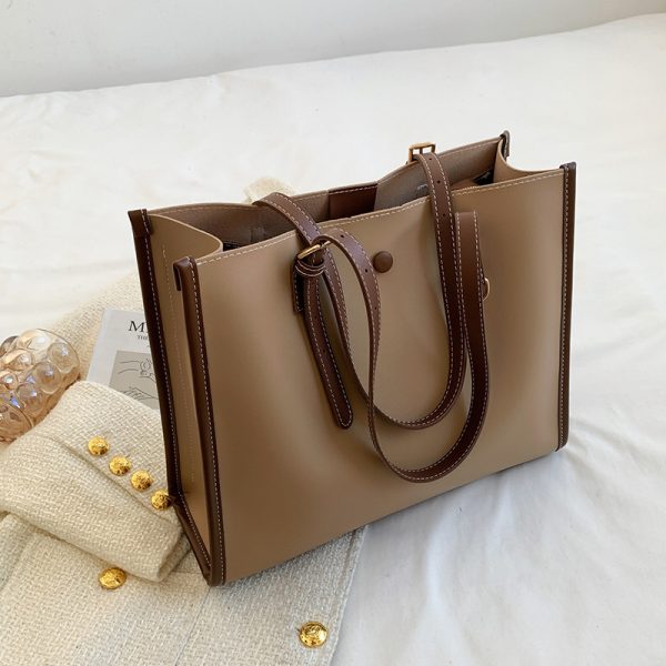 Large Capacity Women's Commuter Bag - High-Quality Texture Shoulder Tote for Autumn Winter 2025 Fashion