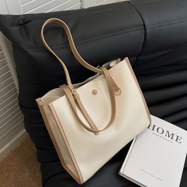 Large Capacity Women's Commuter Bag - High-Quality Texture Shoulder Tote for Autumn Winter 2025 Fashion