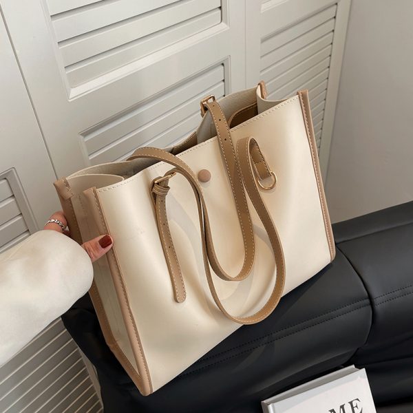 Large Capacity Women's Commuter Bag - High-Quality Texture Shoulder Tote for Autumn Winter 2025 Fashion