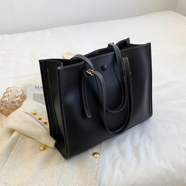 Large Capacity Women's Commuter Bag - High-Quality Texture Shoulder Tote for Autumn Winter 2025 Fashion