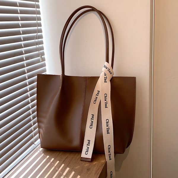Large Capacity Women's Shoulder Tote Bag - Versatile High-End Design for Work & Commuting - Spring Summer 2025 Fashion