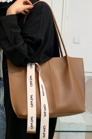 Large Capacity Women's Shoulder Tote Bag - Versatile High-End Design for Work & Commuting - Spring Summer 2025 Fashion