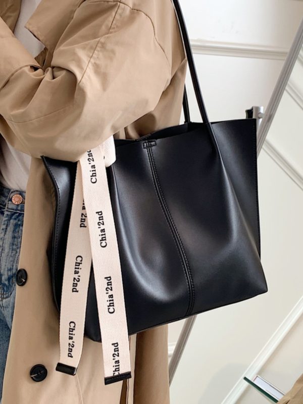 Large Capacity Women's Shoulder Tote Bag - Versatile High-End Design for Work & Commuting - Spring Summer 2025 Fashion