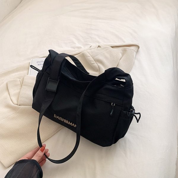 Large Capacity Women's Tote Bag - 2025 Casual Oxford Fabric Underarm Bag in Minimalist Niche Fashion Style