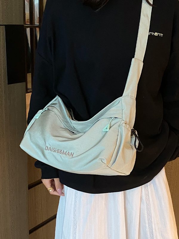 Large Capacity Women's Tote Bag - 2025 Casual Oxford Fabric Underarm Bag in Minimalist Niche Fashion Style