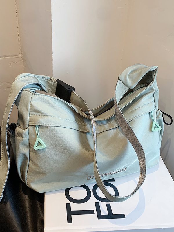 Large Capacity Women's Tote Bag - 2025 Casual Oxford Fabric Underarm Bag in Minimalist Niche Fashion Style