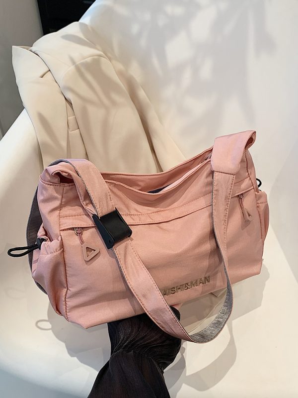 Large Capacity Women's Tote Bag - 2025 Casual Oxford Fabric Underarm Bag in Minimalist Niche Fashion Style
