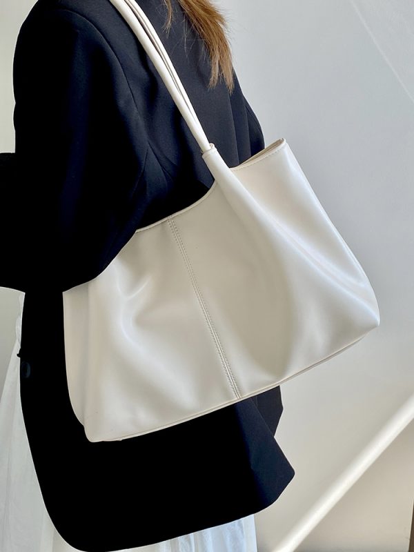 Large Capacity Women's Tote Bag - Spring/Summer Handheld & Shoulder Bag for Commuting & Classes - Niche Design 2025