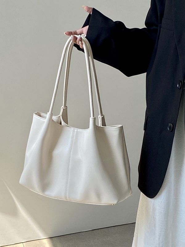 Large Capacity Women's Tote Bag - Spring/Summer Handheld & Shoulder Bag for Commuting & Classes - Niche Design 2025