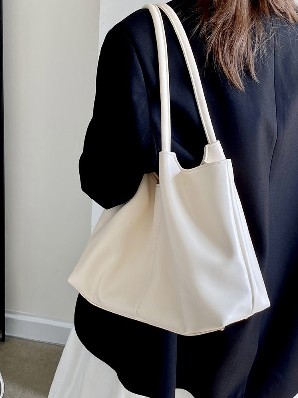 Large Capacity Women's Tote Bag - Spring/Summer Handheld & Shoulder Bag for Commuting & Classes - Niche Design 2025