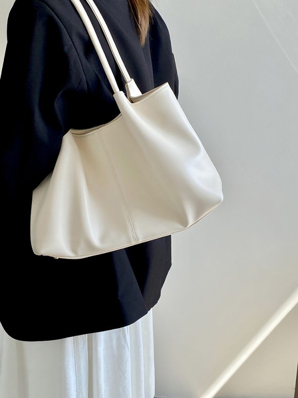 Large Capacity Women's Tote Bag - Spring/Summer Handheld & Shoulder Bag for Commuting & Classes - Niche Design 2025