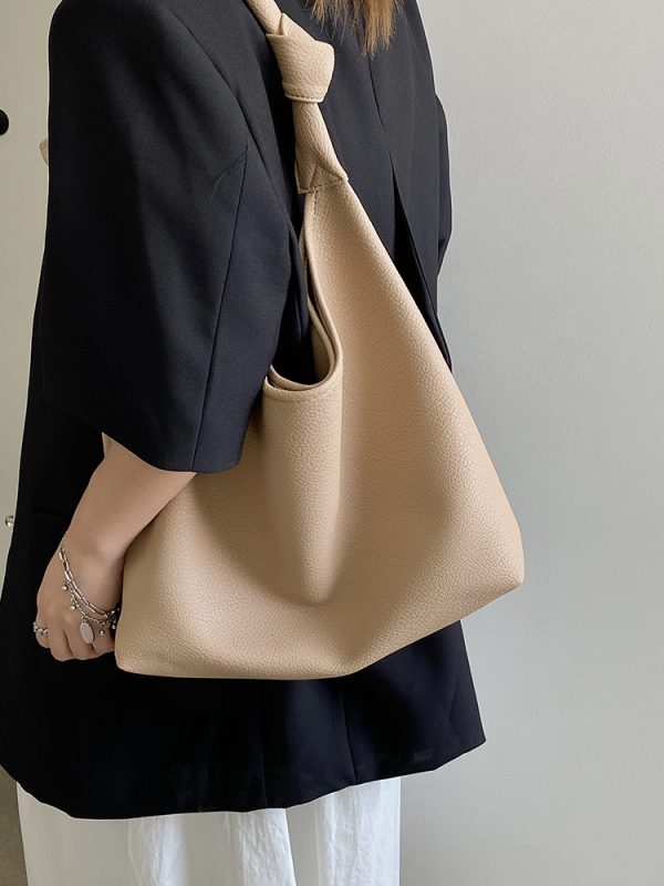 Large Capacity Women's Tote Bag - Stylish Niche Design for Spring & Summer, Perfect for Commuting, Classes, Shoulder & Hand-Held Use