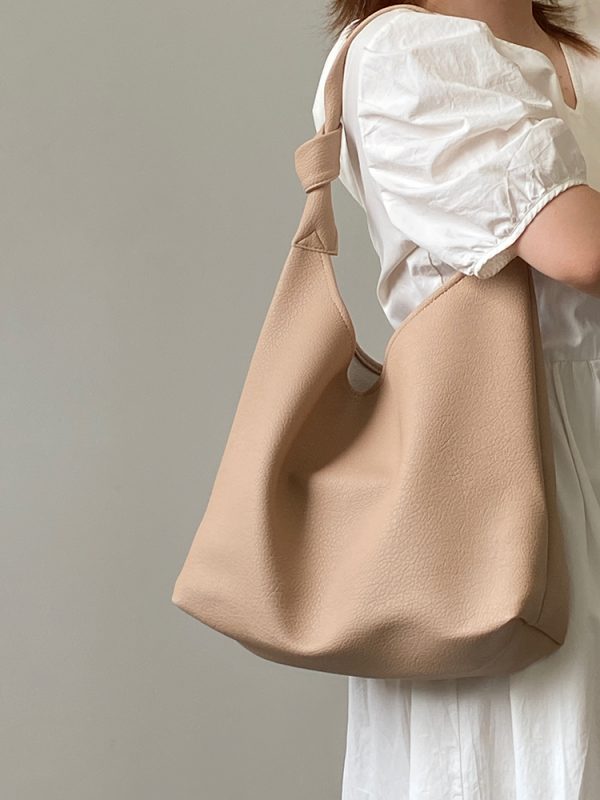 Large Capacity Women's Tote Bag - Stylish Niche Design for Spring & Summer, Perfect for Commuting, Classes, Shoulder & Hand-Held Use