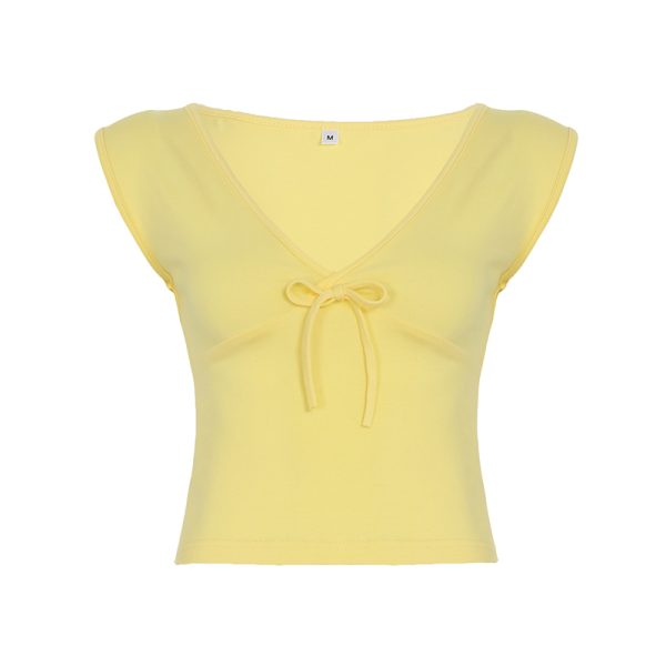 Lemon Soda Floral Mesh Bodycon Skirt for Women - Low Waist, Tied Design, Trendy Fresh Dopamine Style