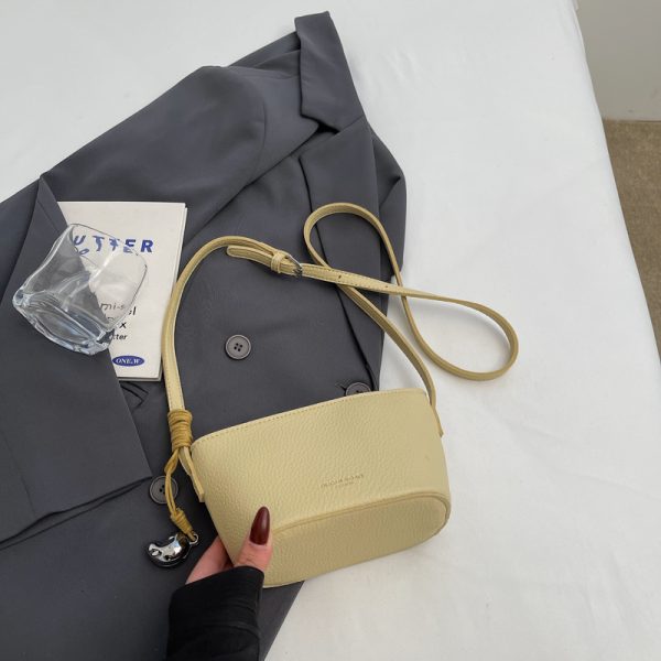 Light Luxury Zipper Bucket Bag for Women - 2025 High-End Crossbody Phone Bag - Summer Niche Style