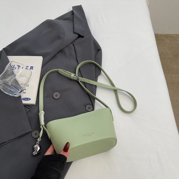 Light Luxury Zipper Bucket Bag for Women - 2025 High-End Crossbody Phone Bag - Summer Niche Style