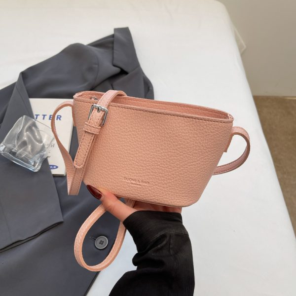 Light Luxury Zipper Bucket Bag for Women - 2025 High-End Crossbody Phone Bag - Summer Niche Style