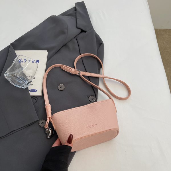 Light Luxury Zipper Bucket Bag for Women - 2025 High-End Crossbody Phone Bag - Summer Niche Style