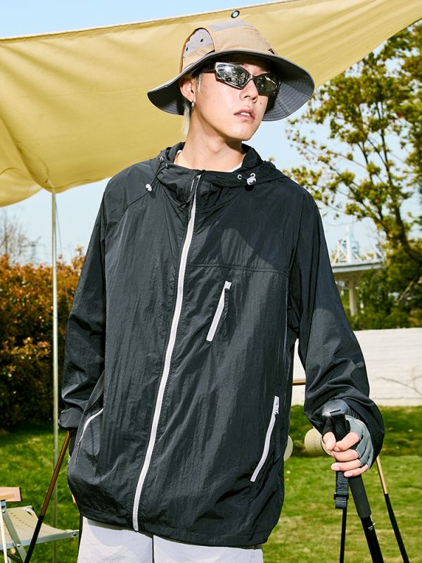 Lightweight Breathable Hooded Sunscreen Top for Men and Women, Ice Silk Summer Style 2025, Cool Fashion Essential
