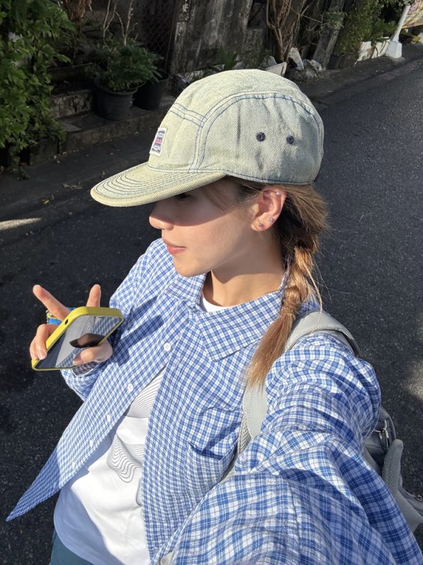 Loose Fit American Retro Plaid Long Sleeve Polo Shirt for Unisex - Trendy Early Spring Outerwear in 90s Style