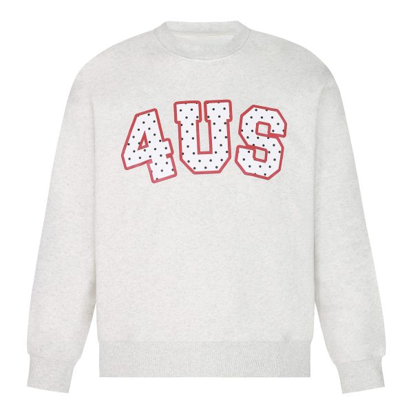 Loose Round Neck Polka Dot Print Pullover Sweatshirt - Spring Autumn Couple Style, National Trend, Casual Fashion Top