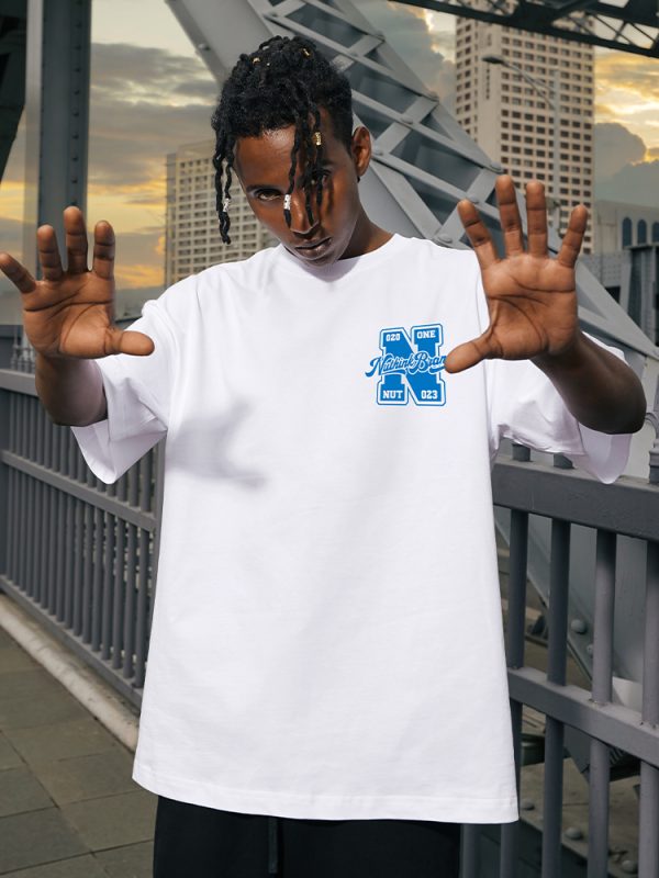 Men's Oversized Short-Sleeve T-Shirt in American Street Style, Plus Size, Summer Fashion, Casual Urban Look